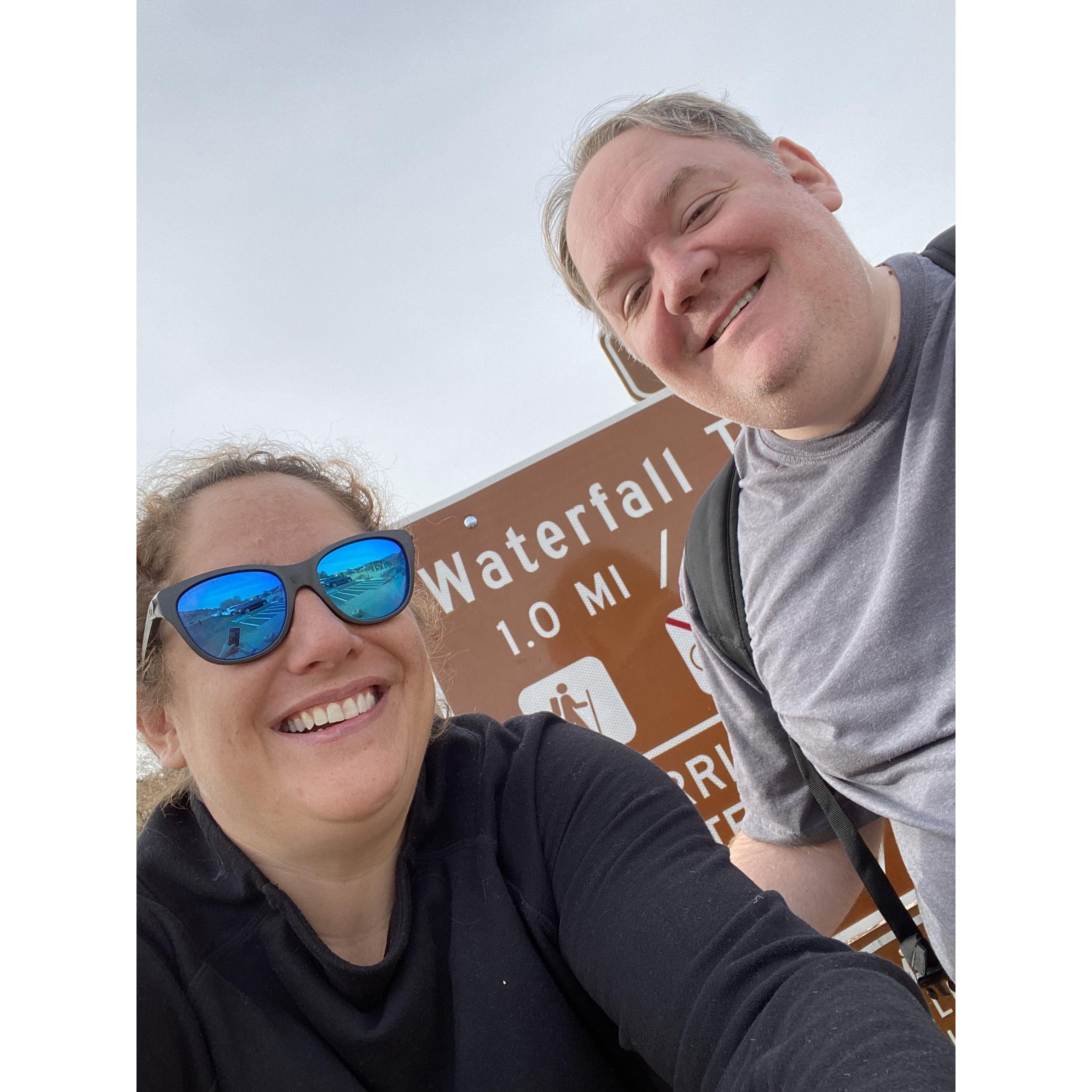 One of our many walks.