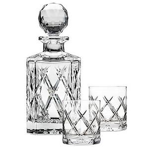 Top Shelf Bevel 3-Piece Whiskey Set