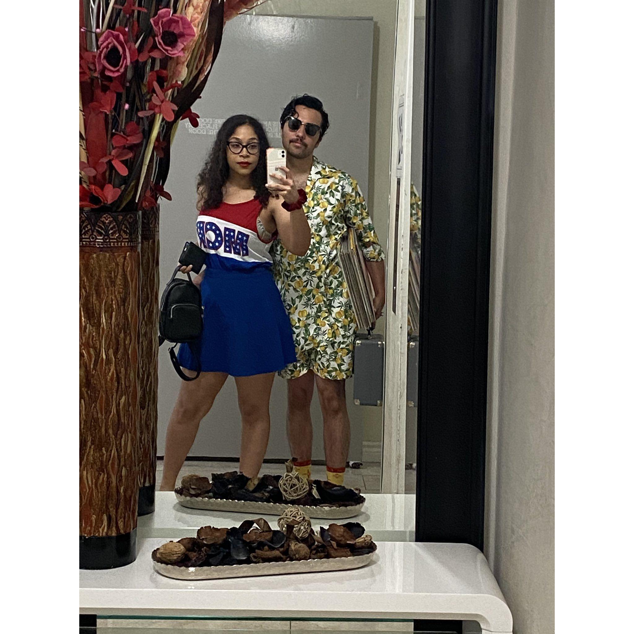Irish and Ashlyn going to a 4th of July Pool Party 2022
