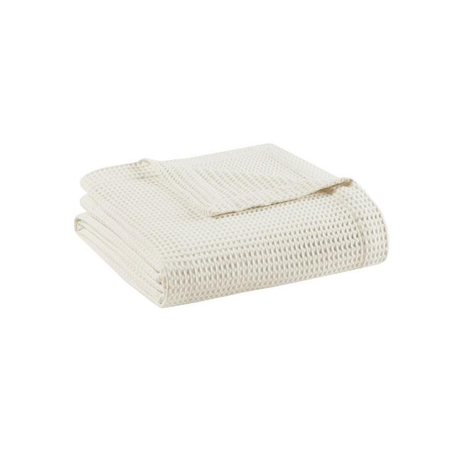 Beautyrest Waffle Weave Cotton Blanket, King