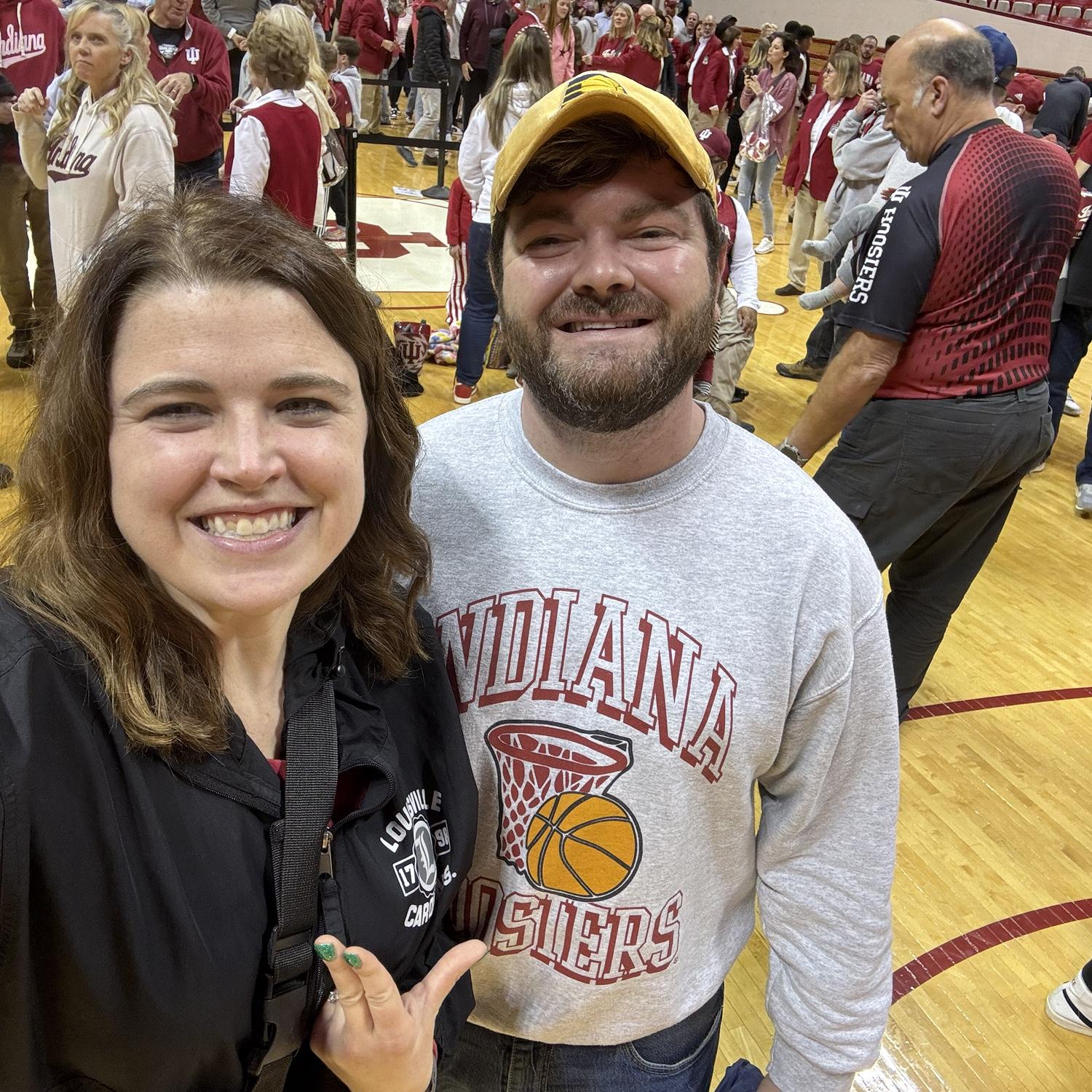 On the floor of Assembly Hall, but representing U of L