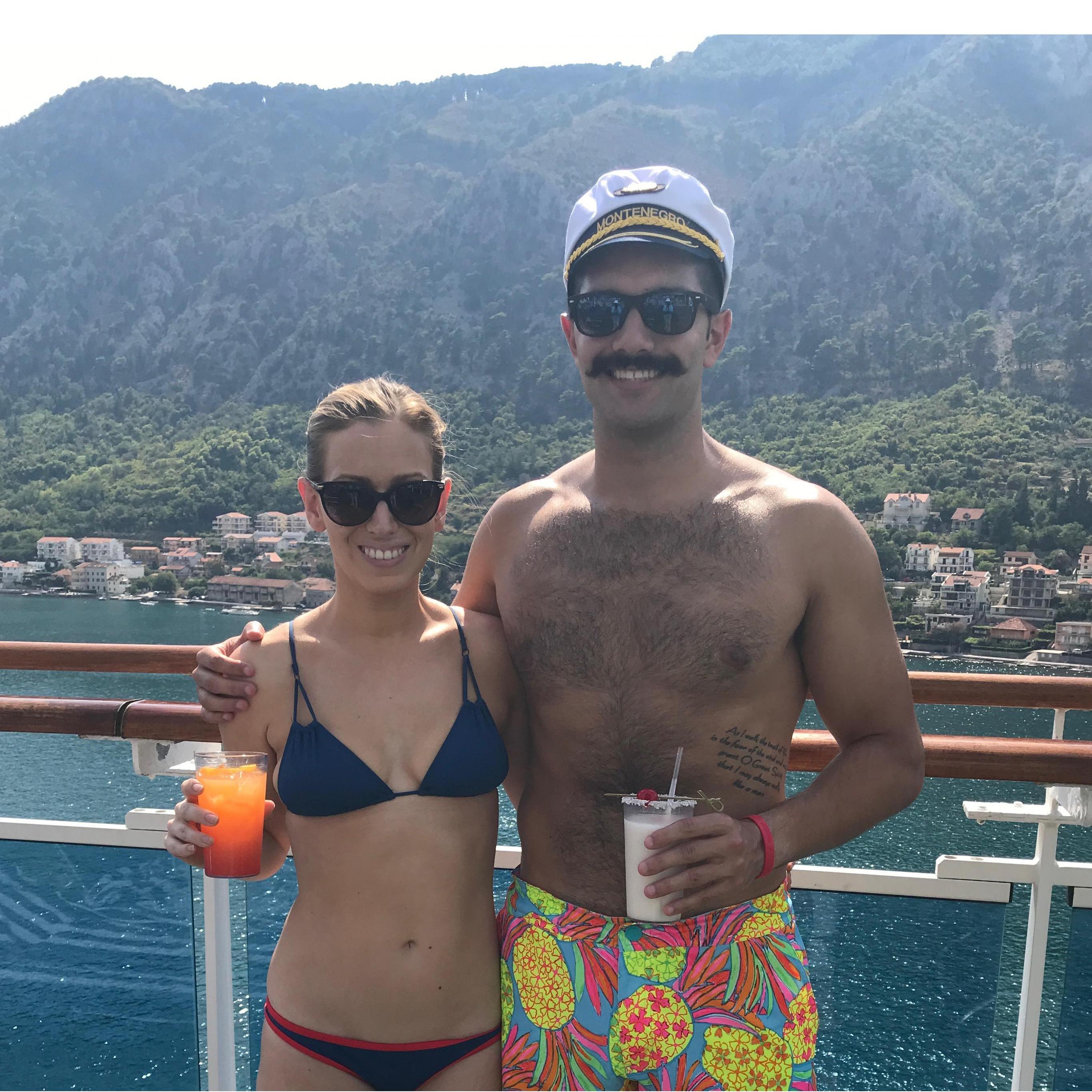 On our way to Sicily from Montenegro this summer!