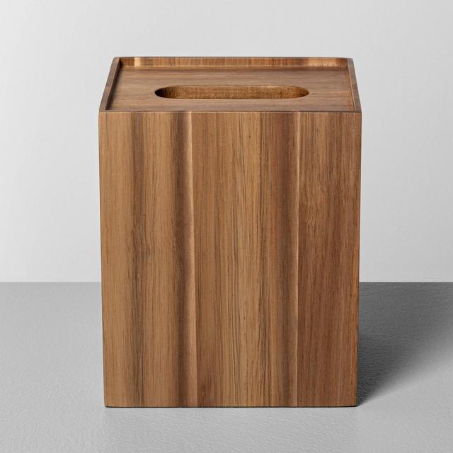 Tissue Box Holder Wood - Hearth & Hand™ with Magnolia