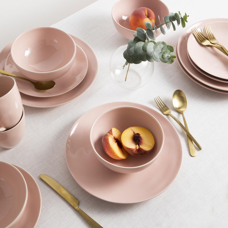  Willow 17.5cmプレート4枚セット Willow Park, Lawson Organic 4-Piece Place Setting, Service for 1