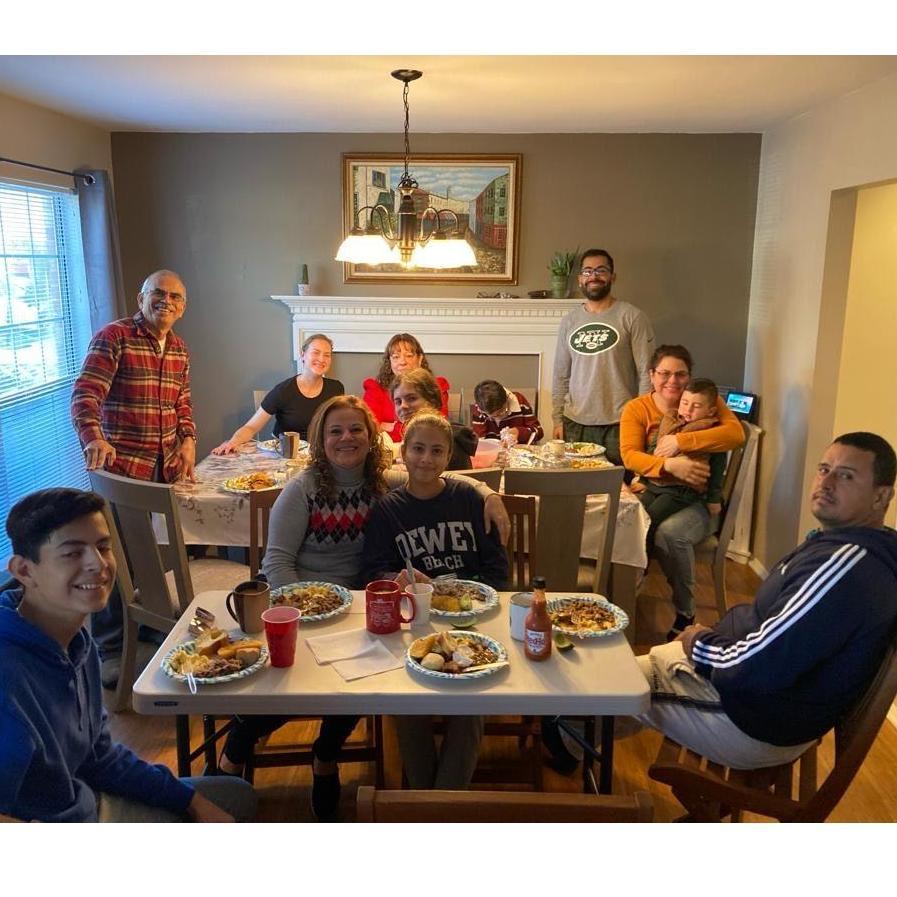 Our first Christmas celebration in our first house