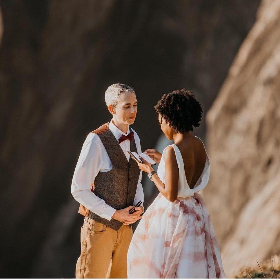 Vows on Elk Flats Trail.
