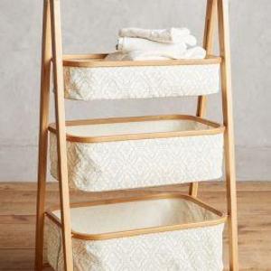 Three-Tier Bamboo Storage Shelf