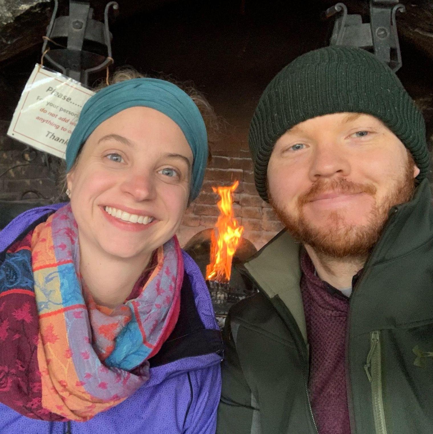 Bundled up at the Grand Canyon