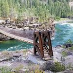 Kootenai Falls Suspension Bridge