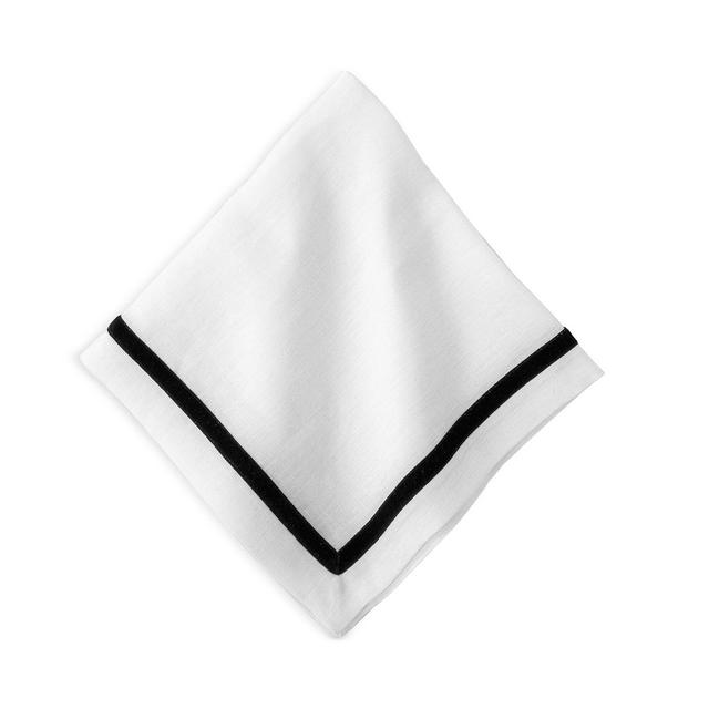 Velvet Trim White Napkin - 150th Anniversary Exclusive