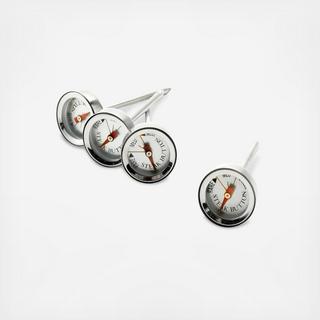 Steak Thermometer Button, Set of 4
