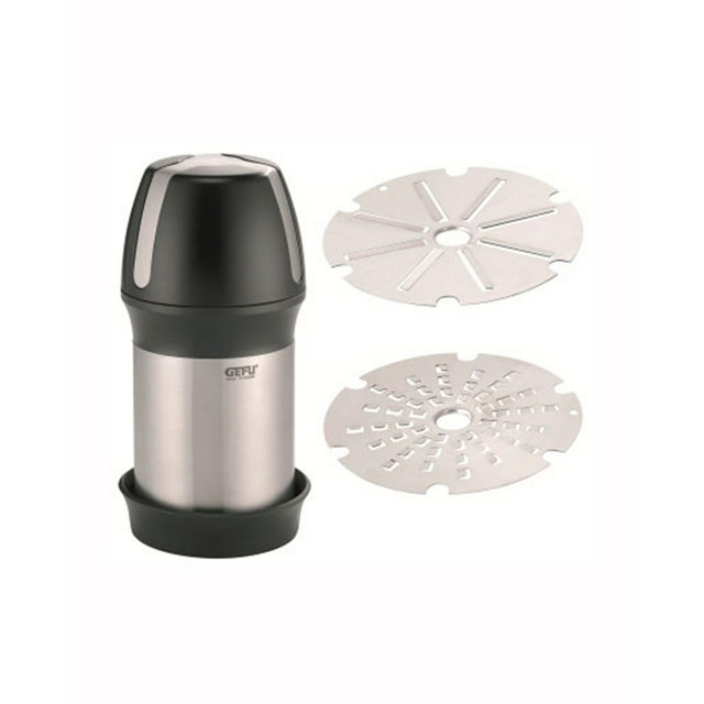 GEFU Stainless Steel 3 Blade Fine and Flake Tabletop Grater