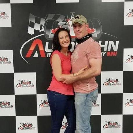 Date night at the go-cart race track!