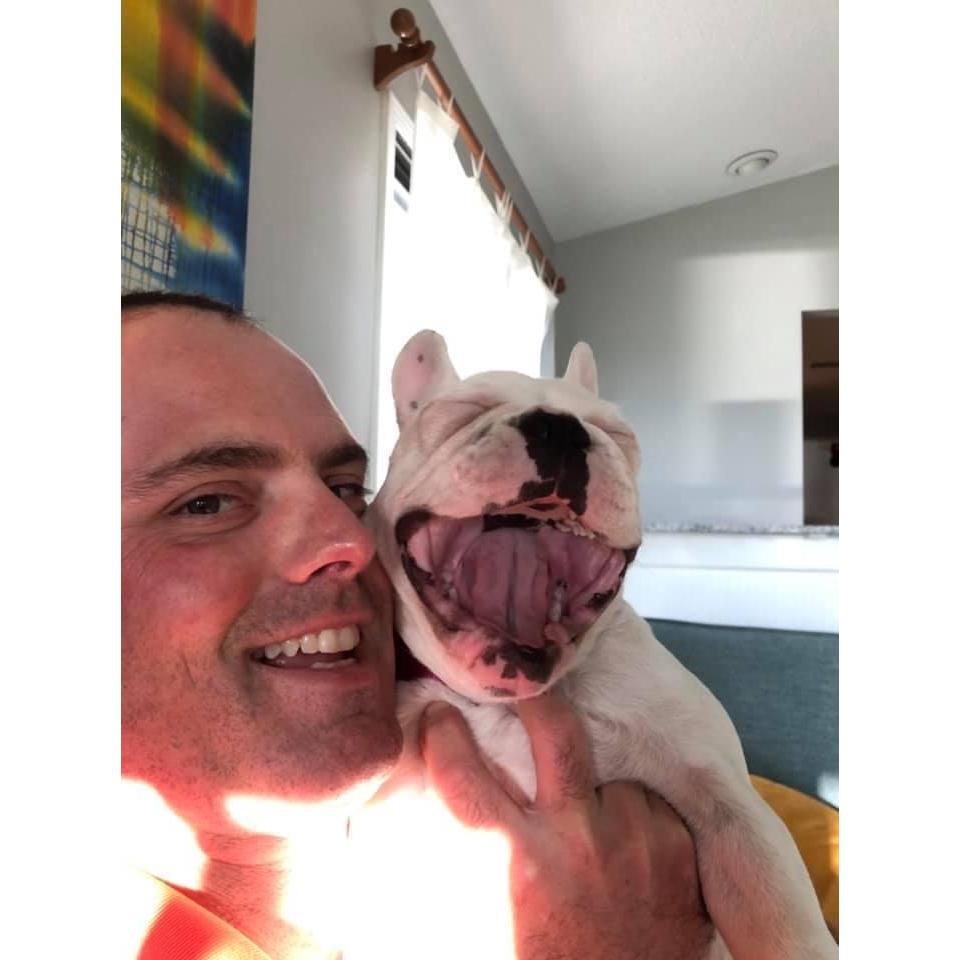 Another adorable picture of B'dubs and her daddy.