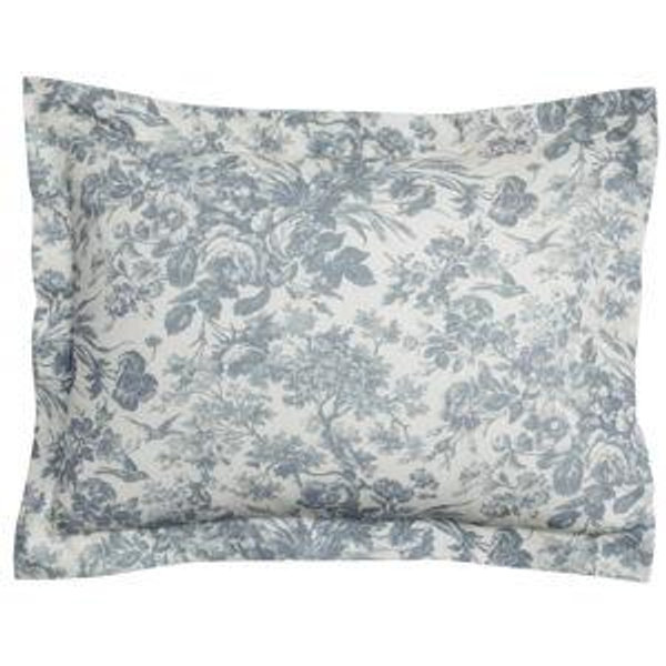 Sorrel Toile Sham Steel Blue · King Set of 2