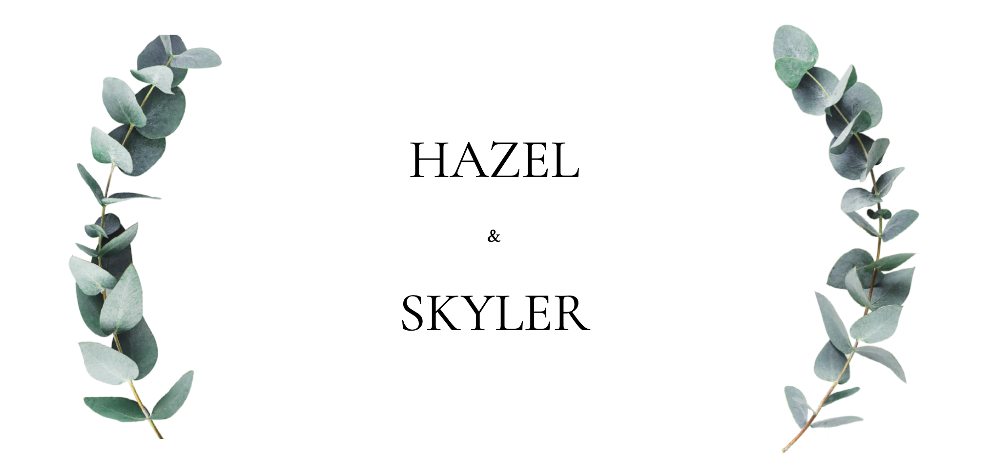 The Wedding Website of Hazel Clemente and Skyler Mizokami