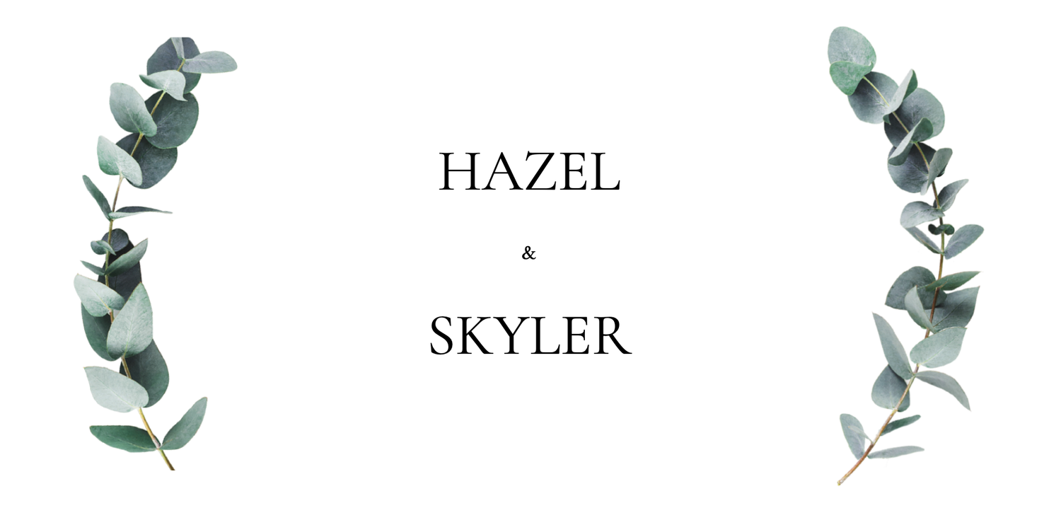 The Wedding Website of Hazel Clemente and Skyler Mizokami