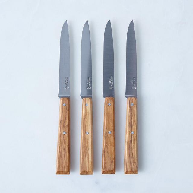 Opinel Olive Wood Steak Knives (Set of 4)