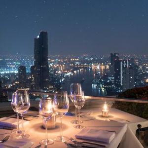 Rooftop dinner in Bangkok