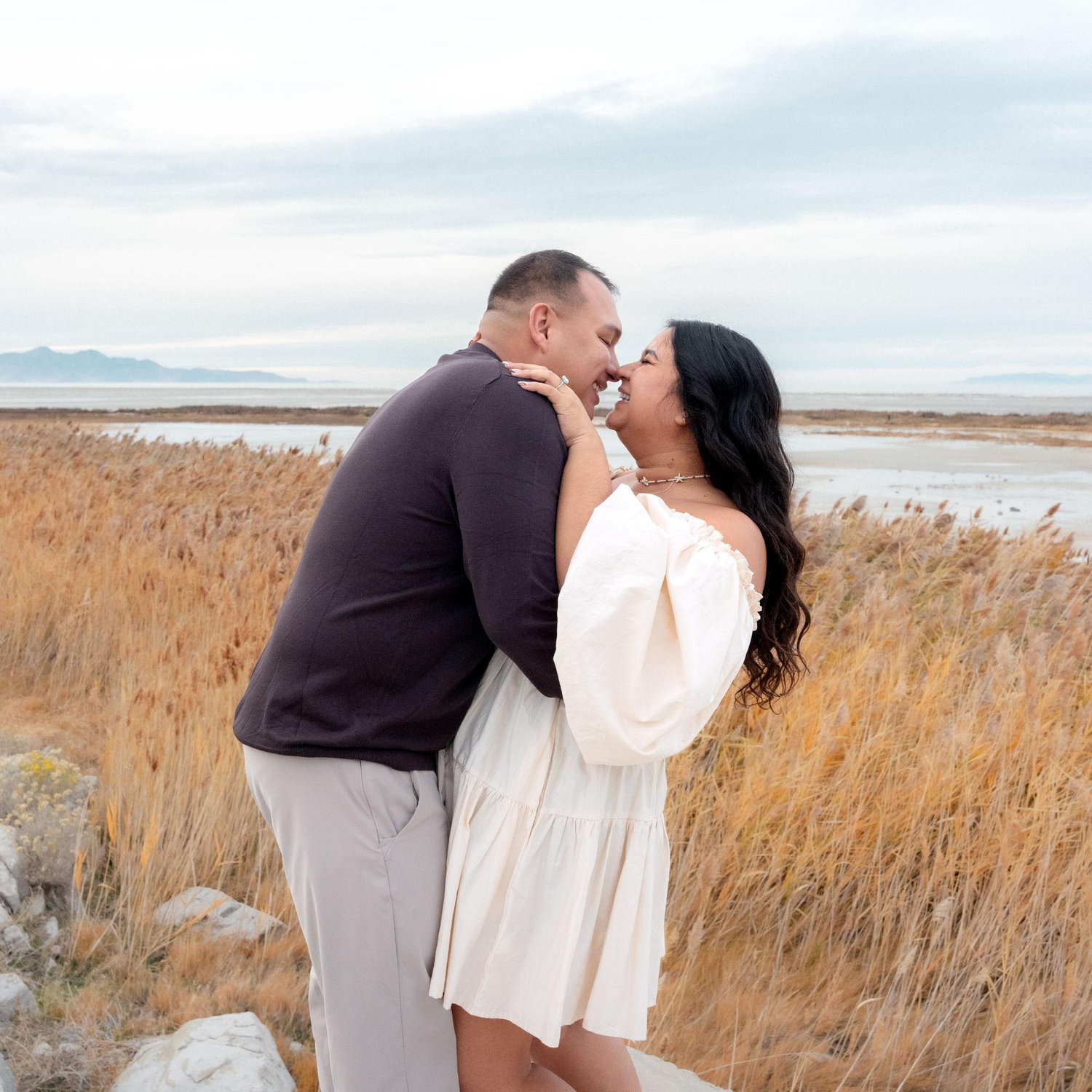 Cute engagement session