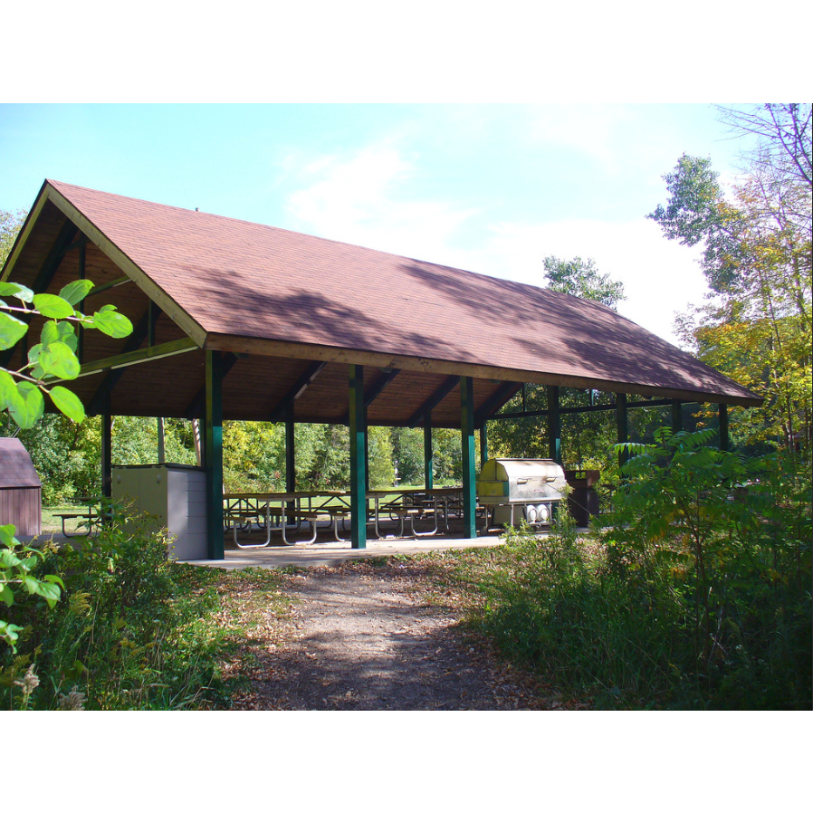 The Pavilion--one of the backup locations in the event of rain.