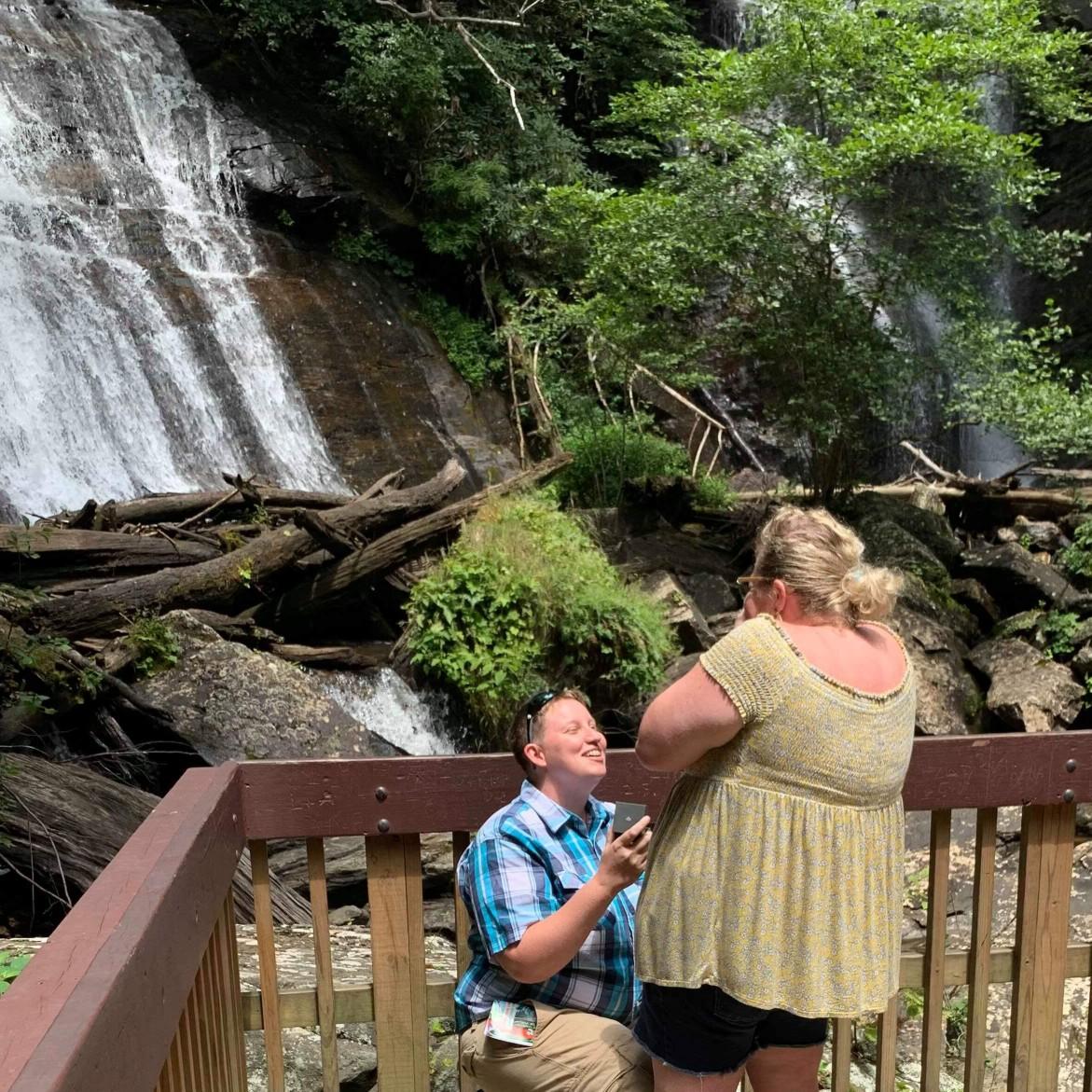 Our engagement at Anna Ruby Falls