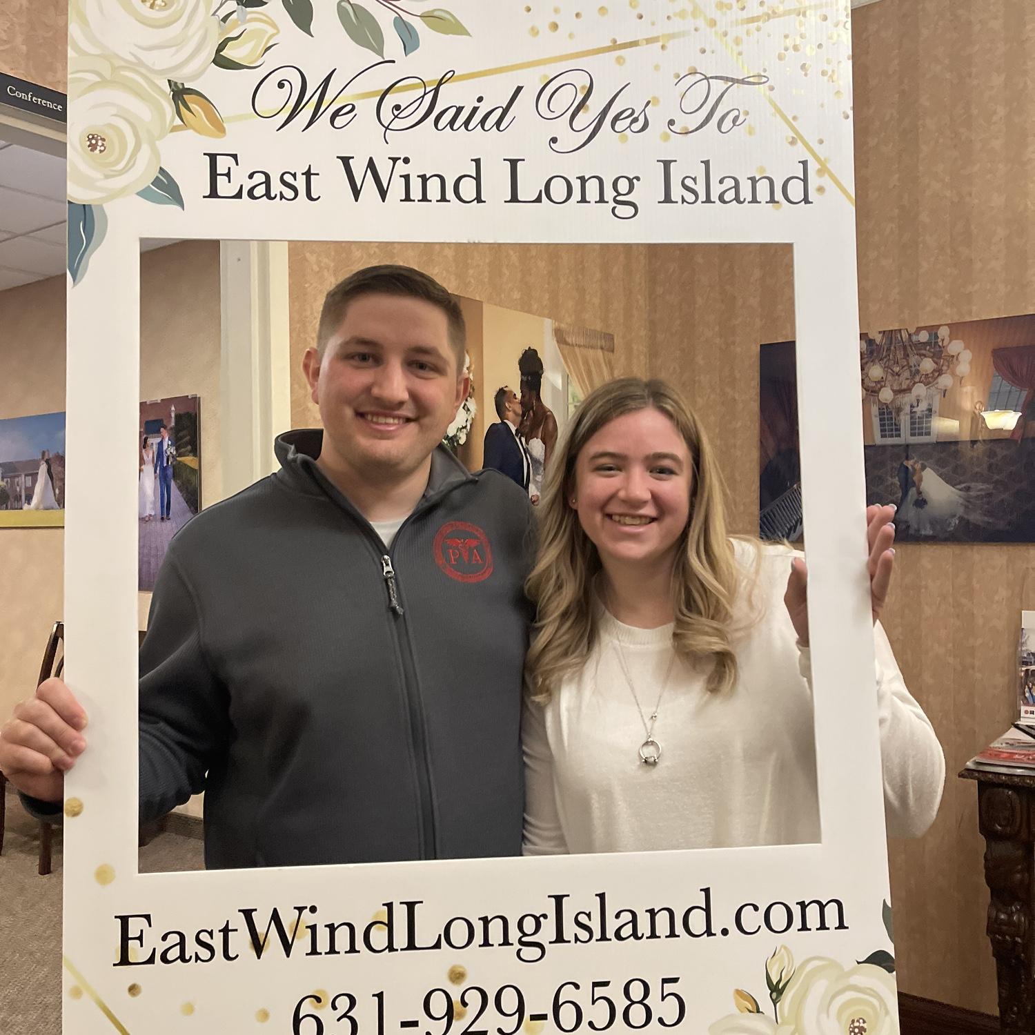 On March 2nd 2024, Jeremy and Hannah said “YES” to their dream wedding venue at The Estate located at East Wind in Wading River, NY.