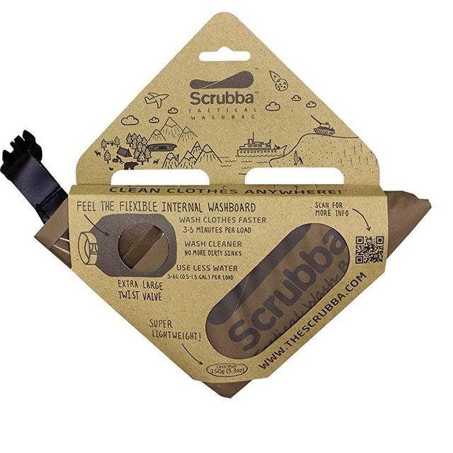Scrubba Portable Wash Bag – Hand Washing Machine for Hotel and Travel – Light and Small Eco-friendly Camping Laundry Bag for Washing Clothes Anywhere
