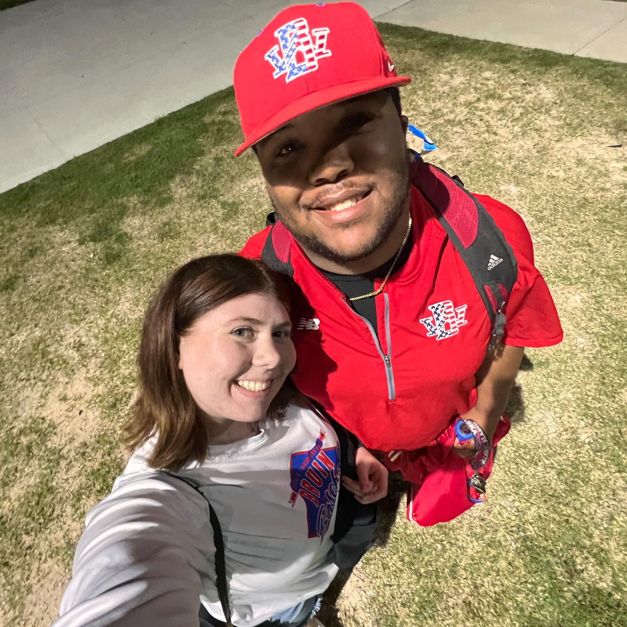 Katie survived her first high school baseball season!