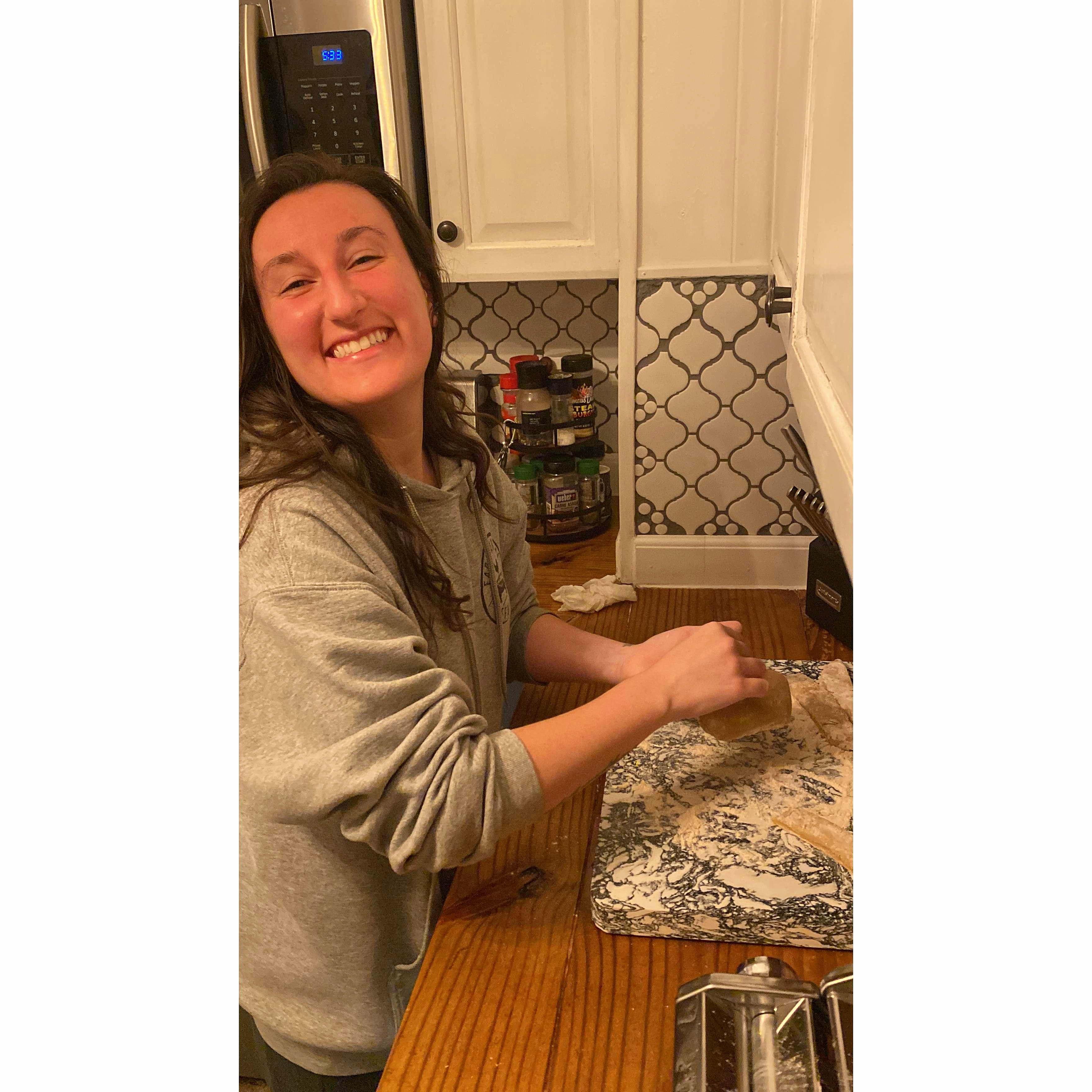 Madeleine’s homemade pasta
