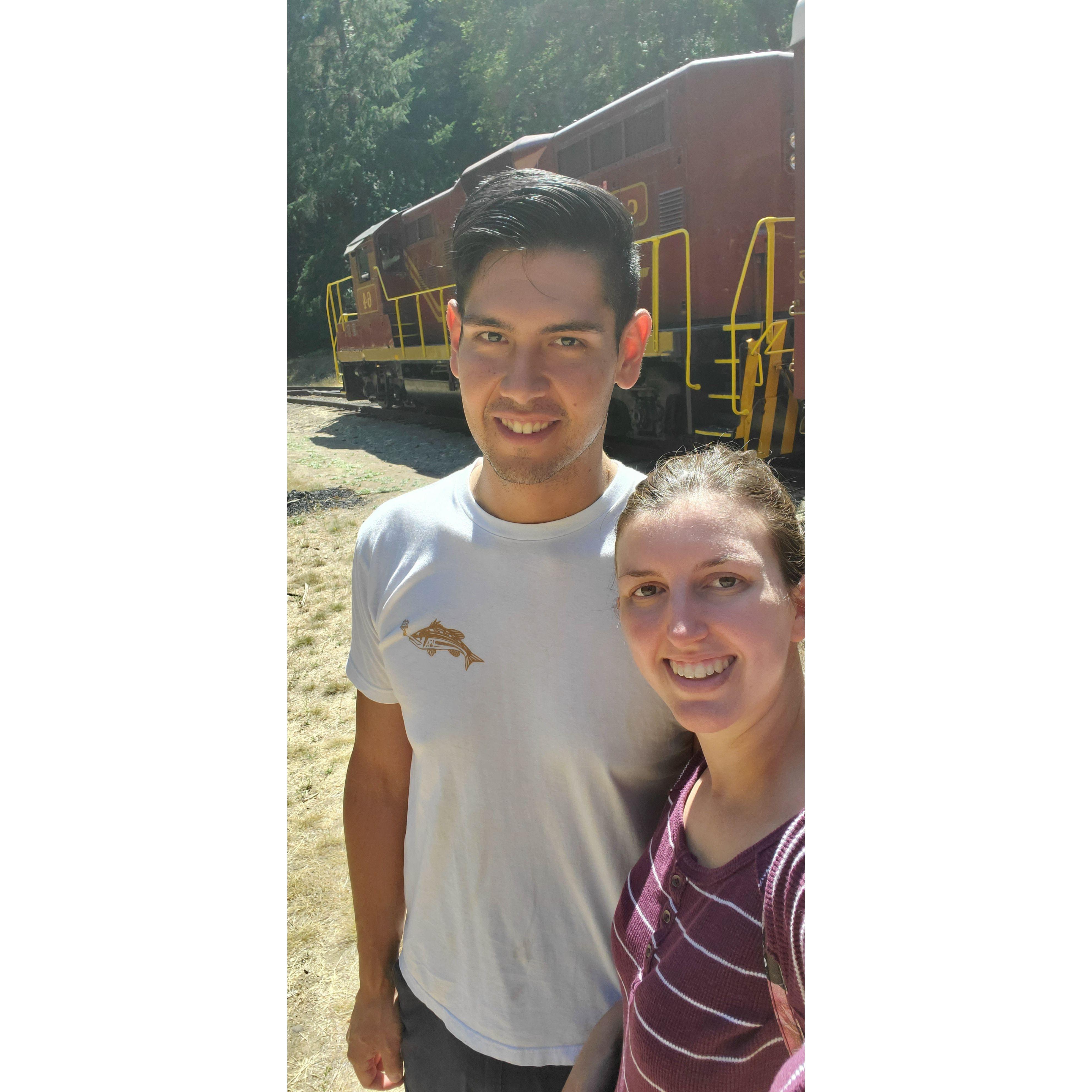 Skunk Train through the Redwoods