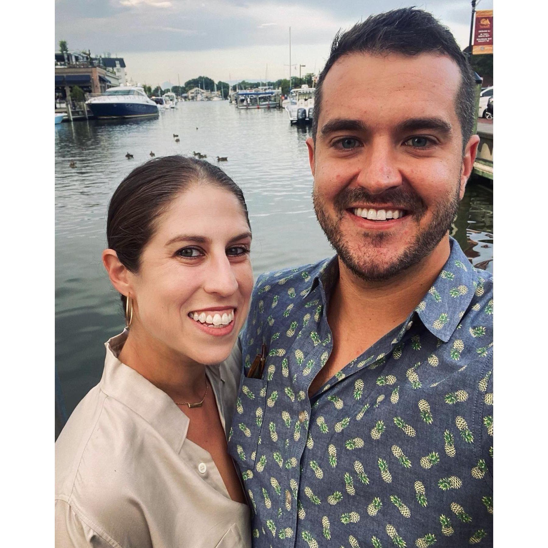 Annapolis, dinner with Brian & Caileigh