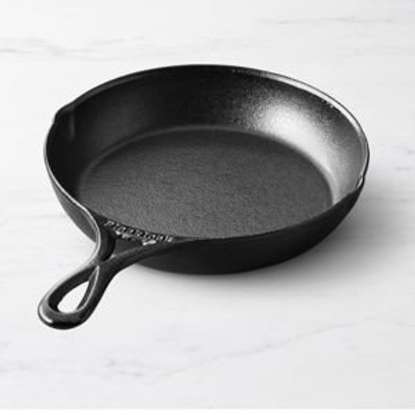 Lodge Blacklock 12" Triple Seasoned Cast Iron Skillet - Lightweight - Easy Cleanup - Premium Cookware