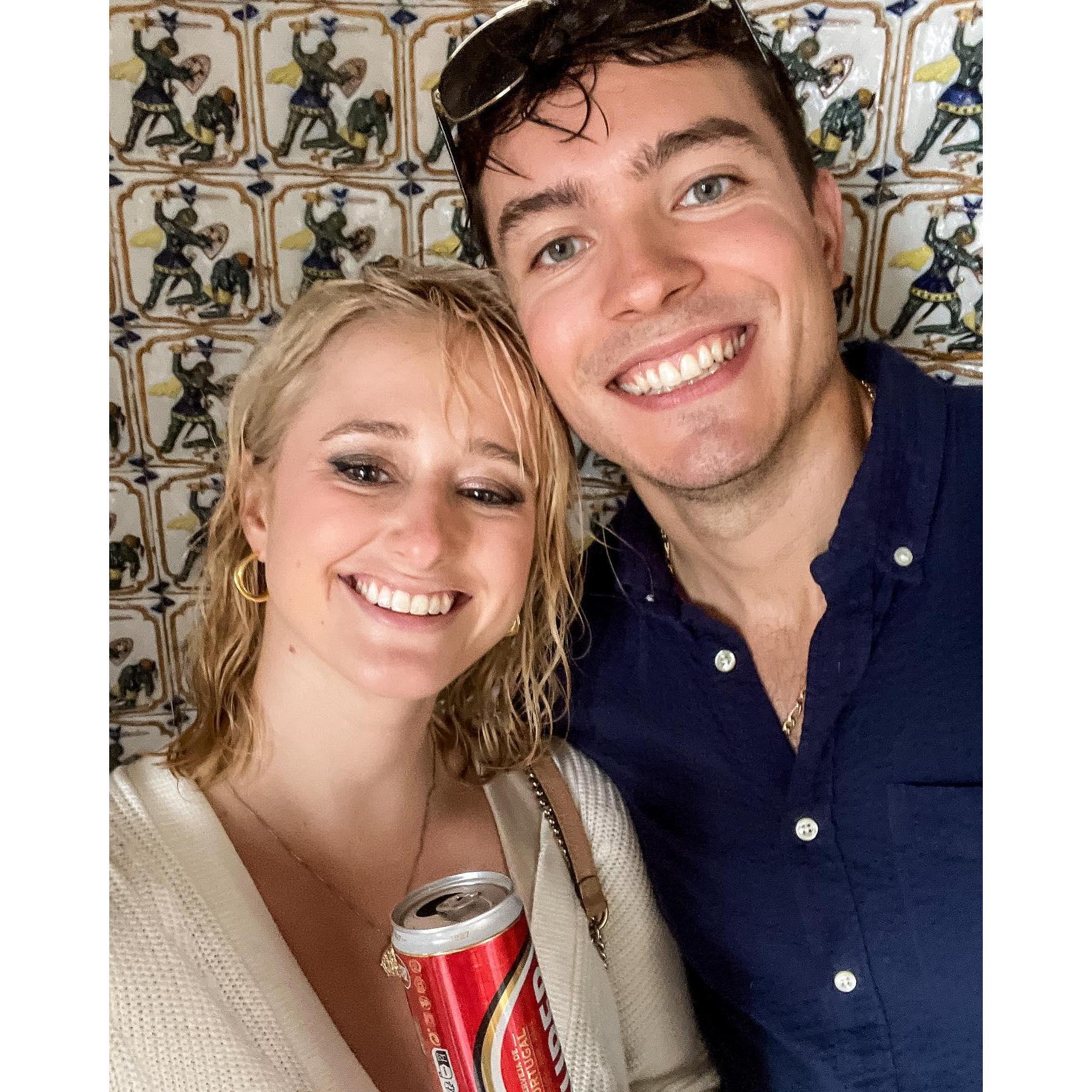 Even the rain can't stop us from having fun in Europe.