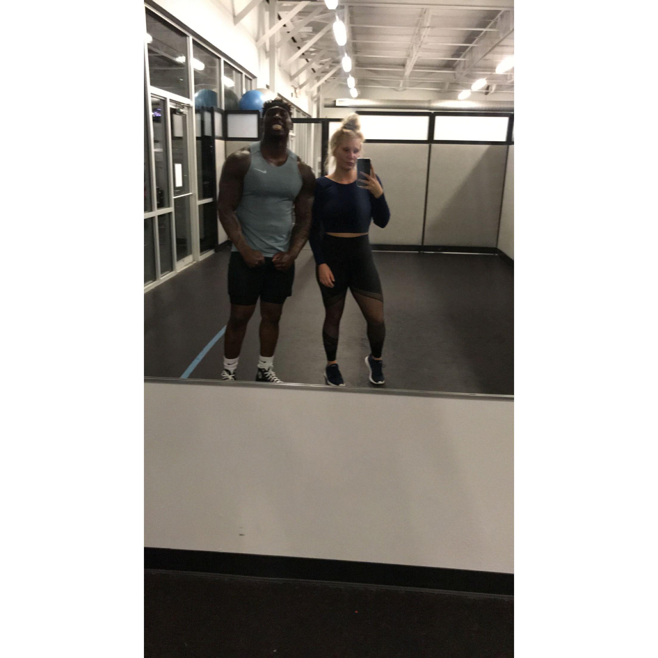 Always in the gym together!