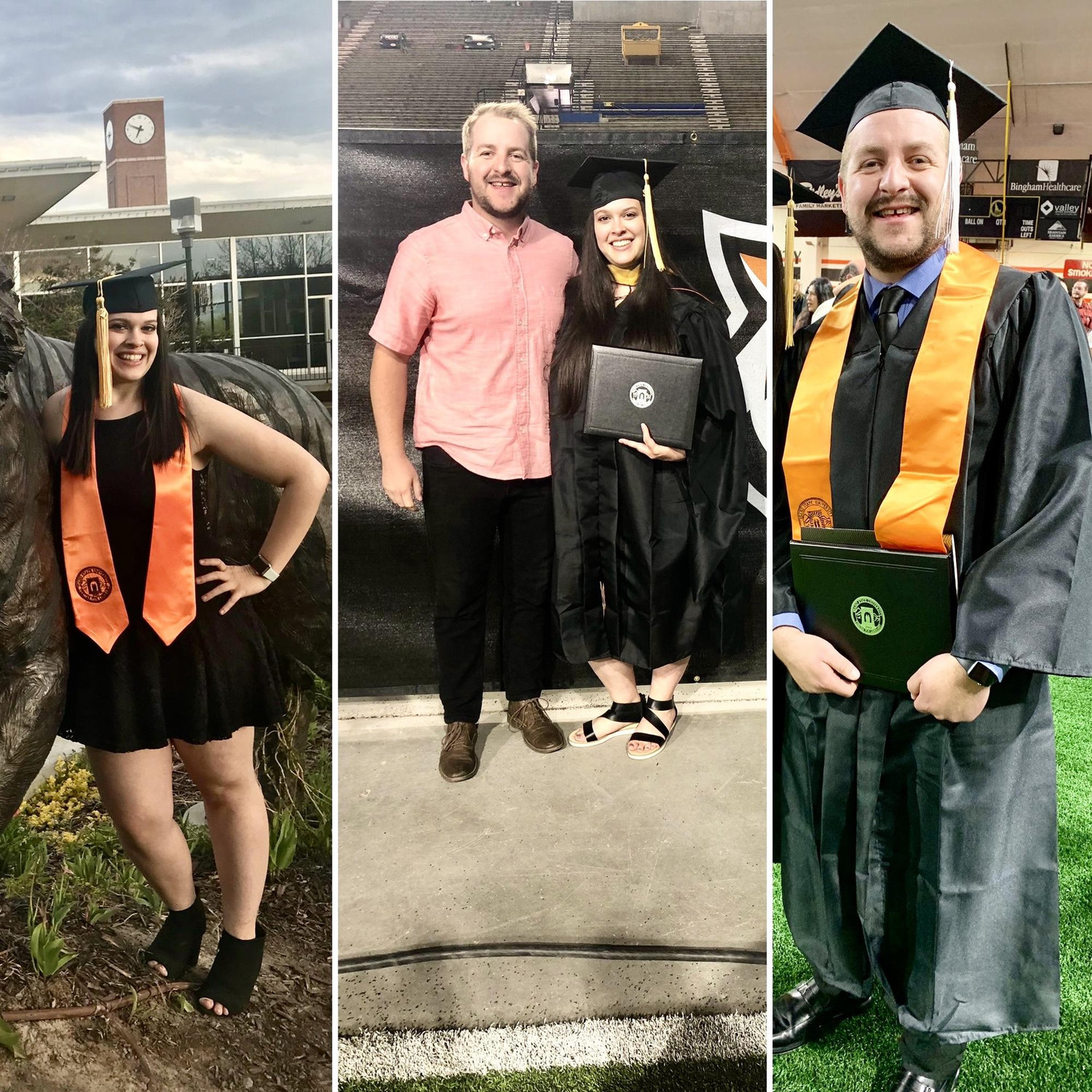 We are both proud Idaho State University Alumni and now work at ISU! We love the Bengal Community!