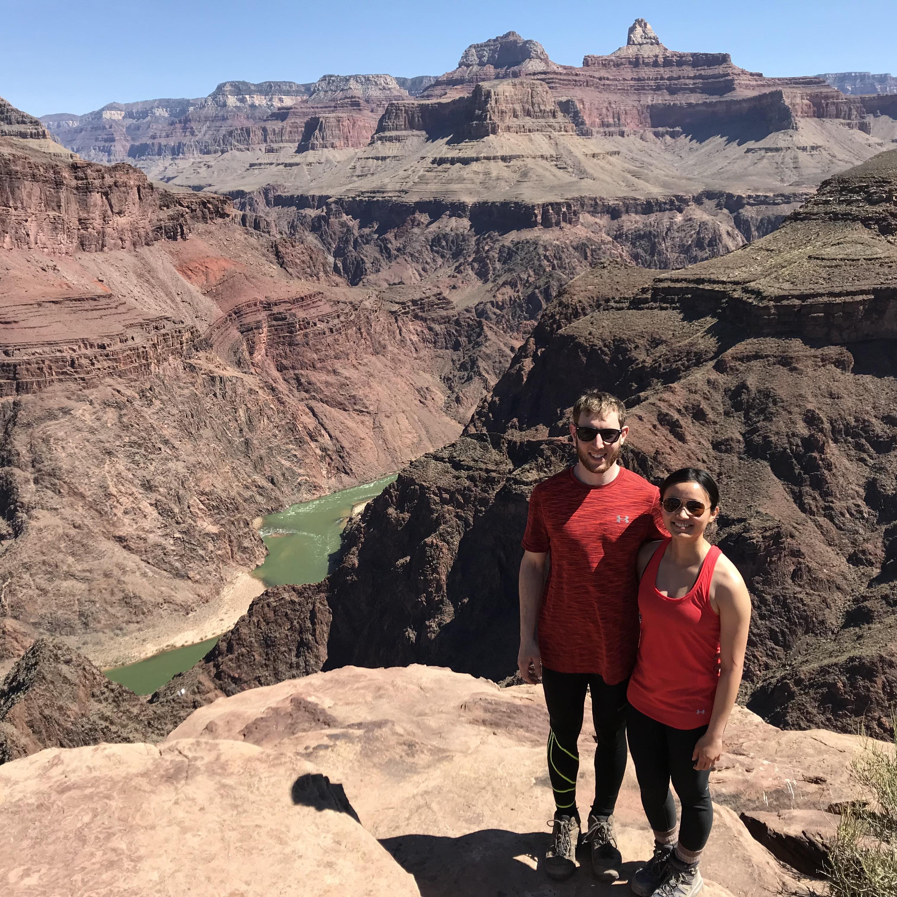 Our camping trip at the Grand Canyon.