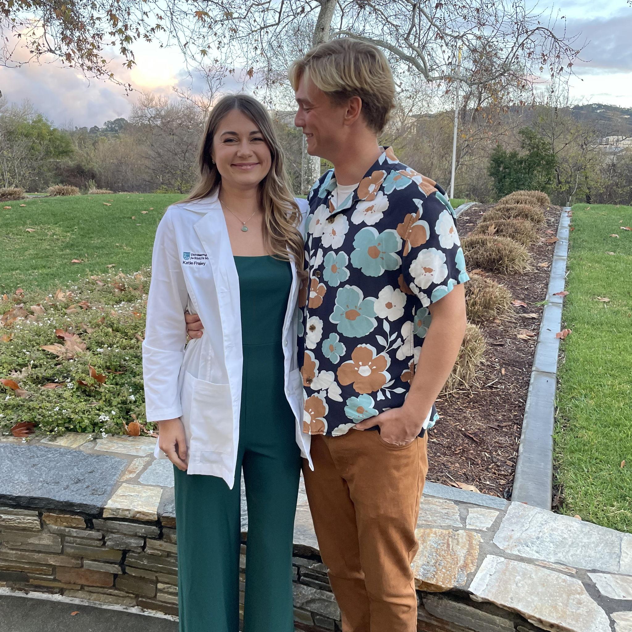 Katies white coat ceremony