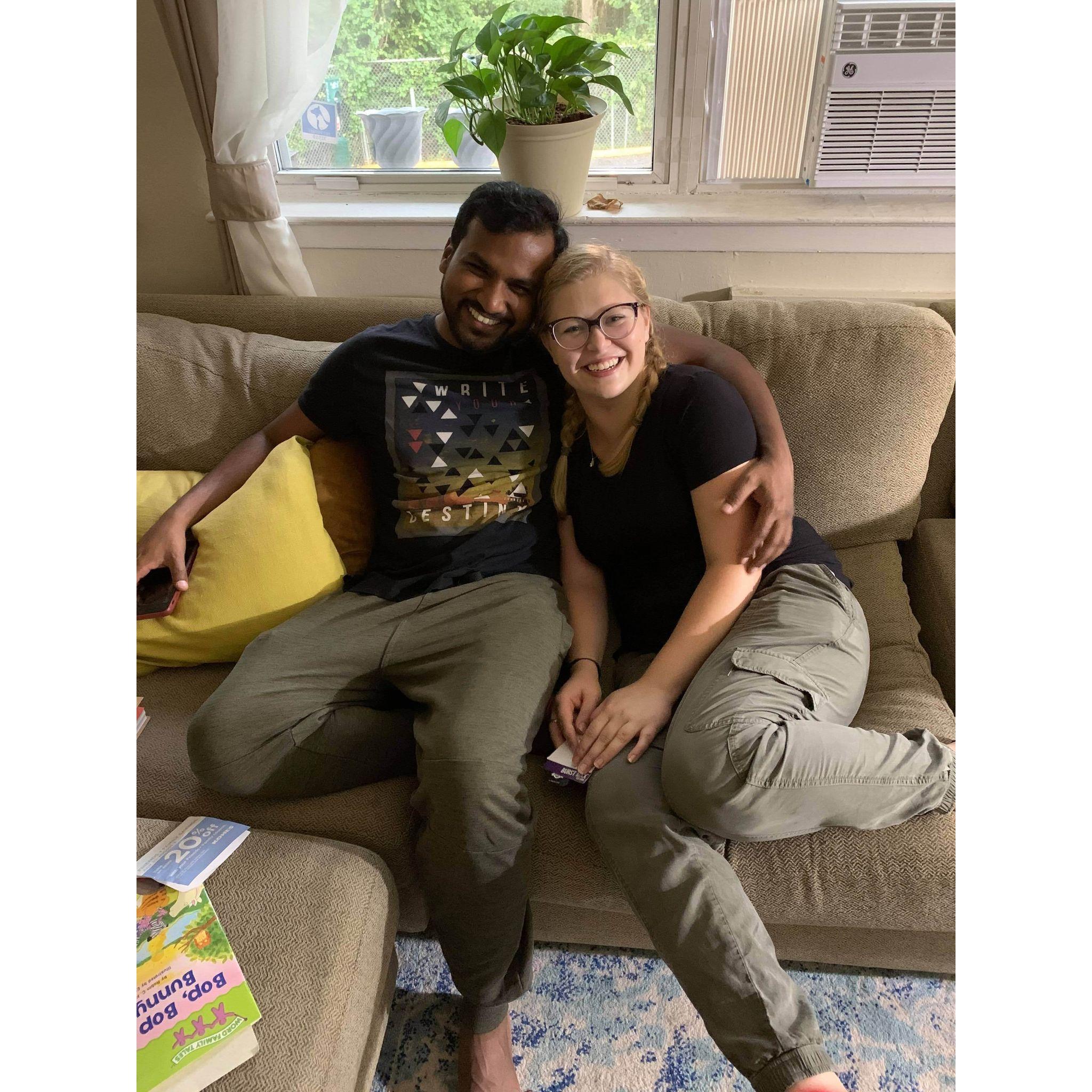 Accidentally matching!