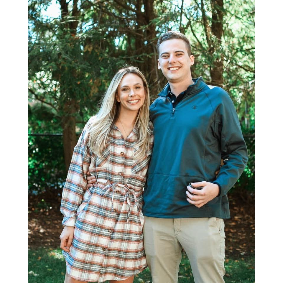 Justin and Savannah celebrating grandma Delores' Birthday on THE MOST beautiful fall day in NJ.
