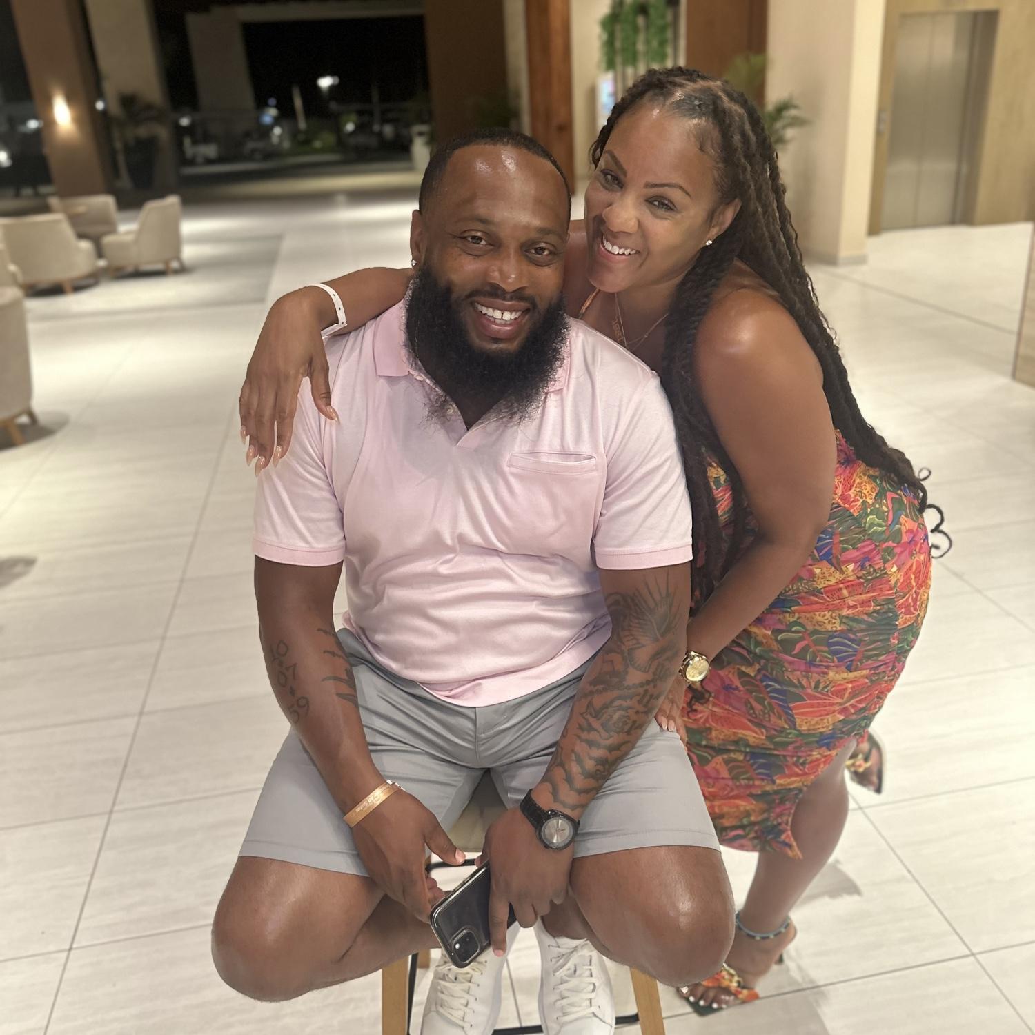 Grooms Birthday Weekend Surprise, First time he met one of my first loves, my brother