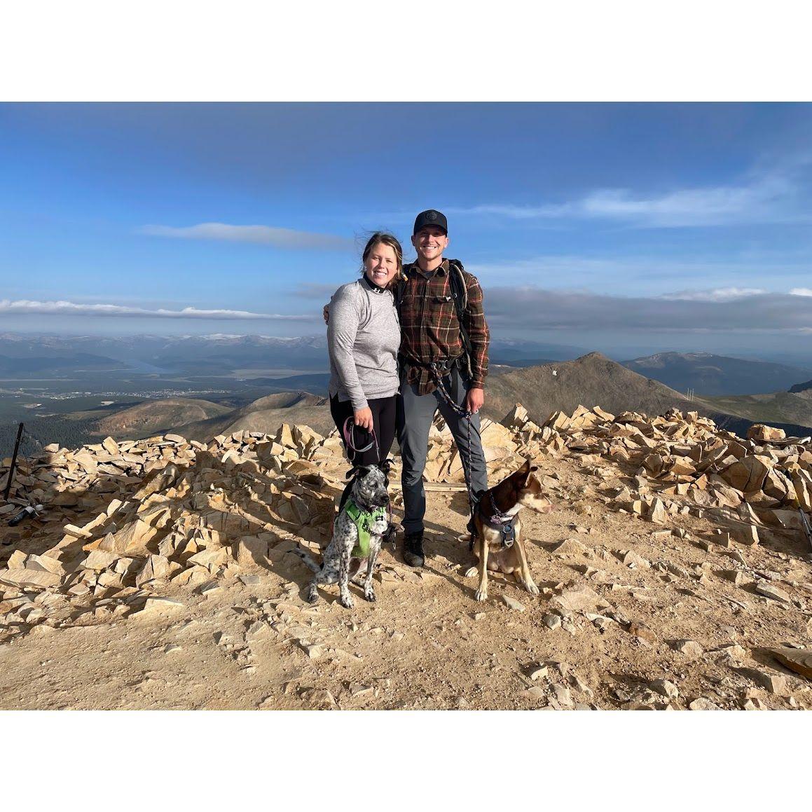 Our first 14er!