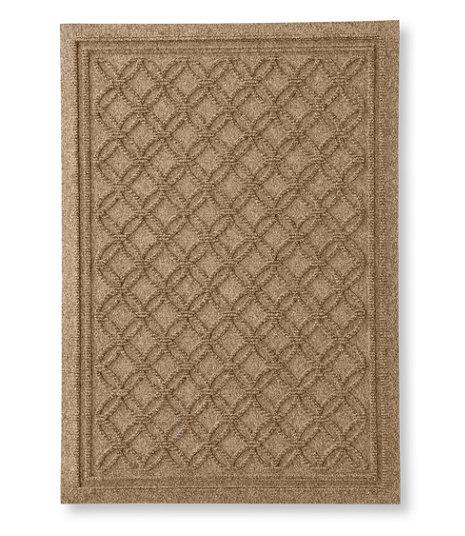 Waterhog Doormat, Recycled Locked Circles Charcoal