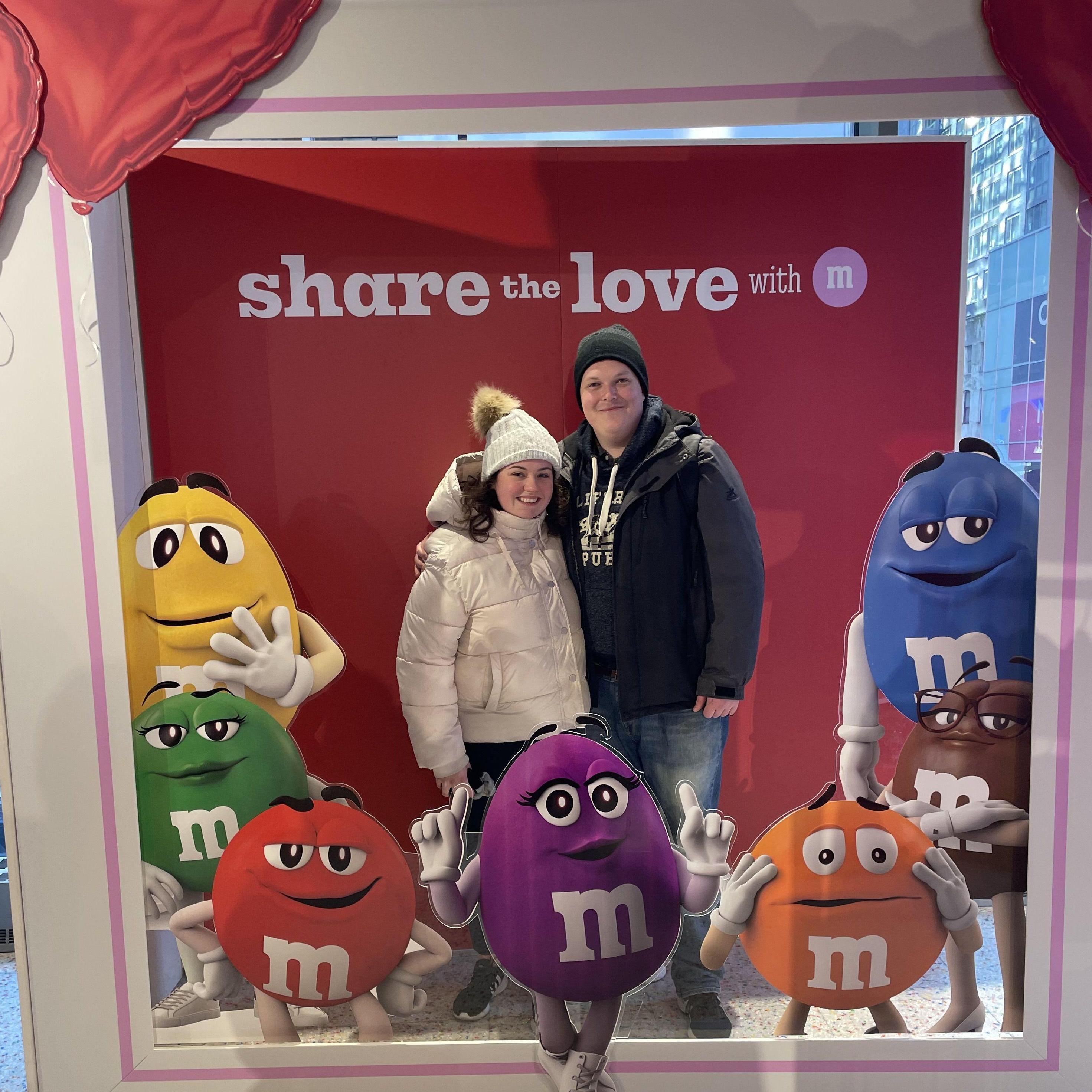 Sharing the love in the big apple.