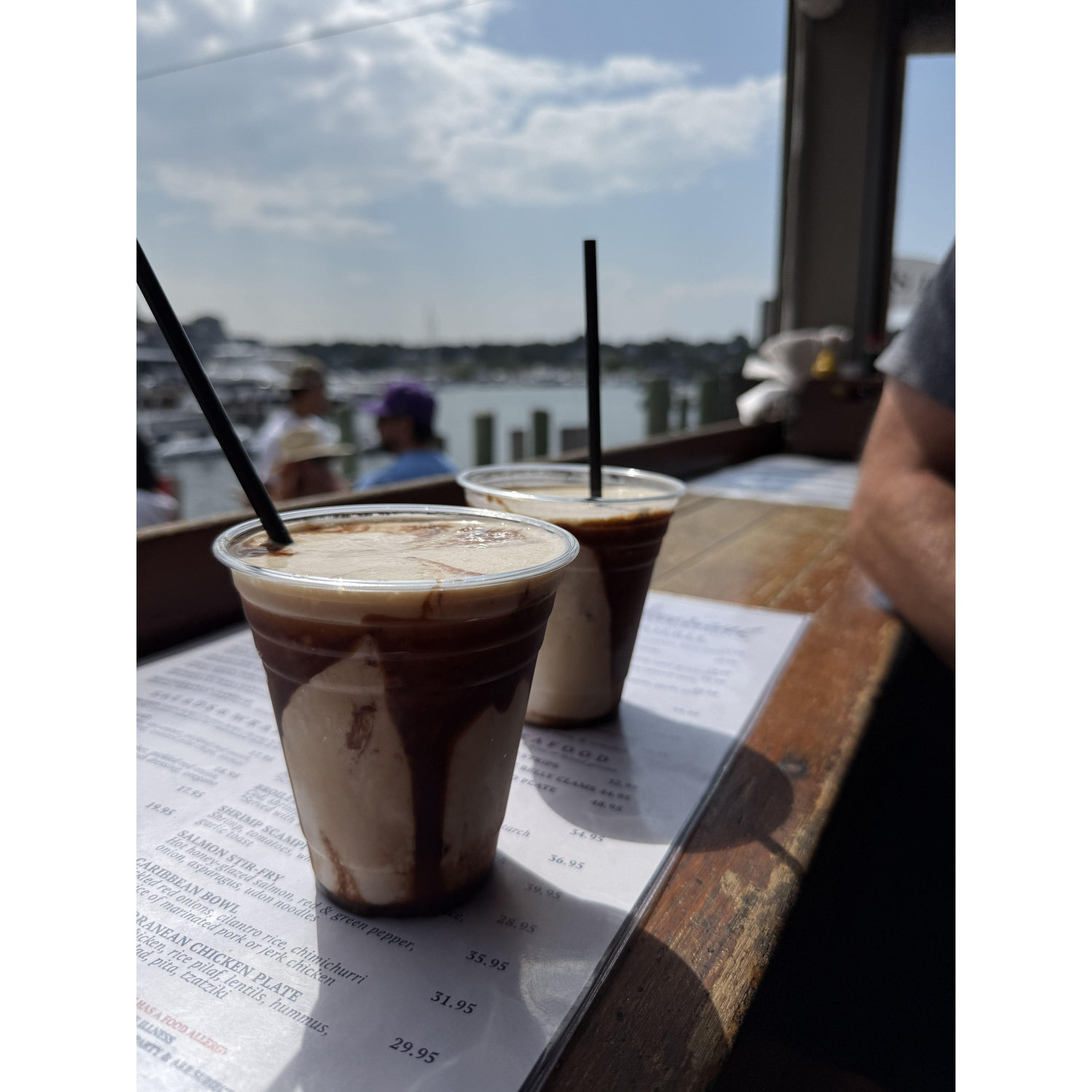 Dirty Bananas at Nancy's in Oak Bluffs (highly recommend)