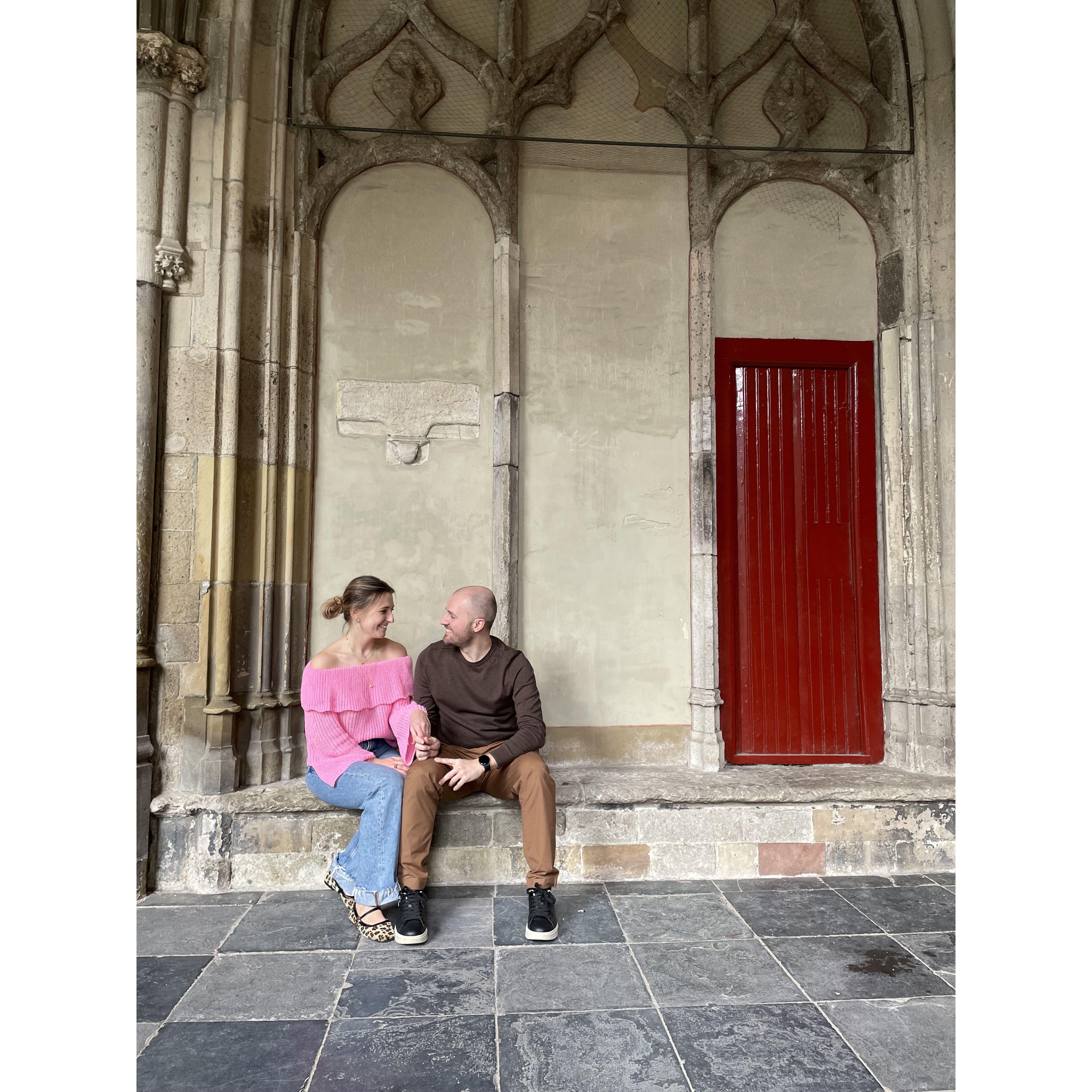 Our first picture as engaged couple