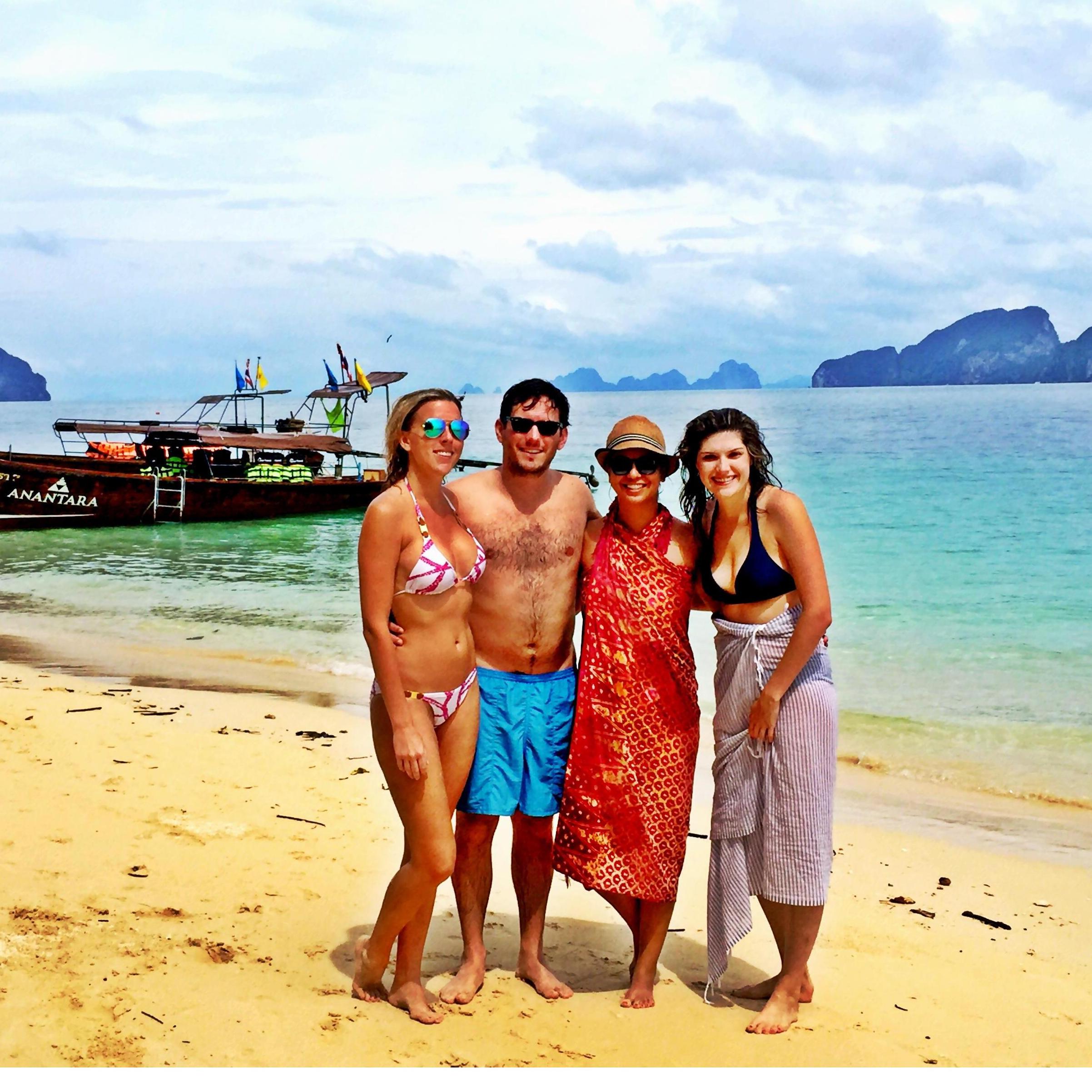Josh's first girls trip to Thailand (not the last I am sure),