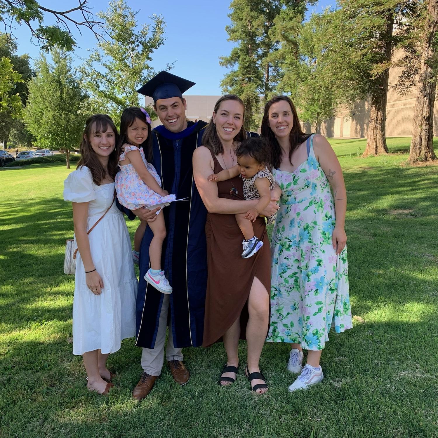 Michael’s PhD graduation ceremony
