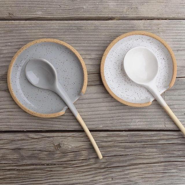 Ceramic Spoon rest Home Decor Handmade...