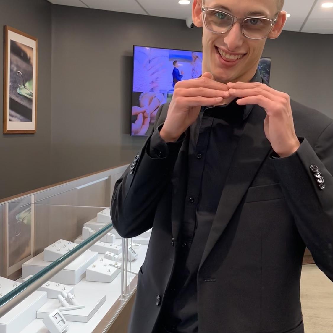 The first time we looked at rings together! 🥹